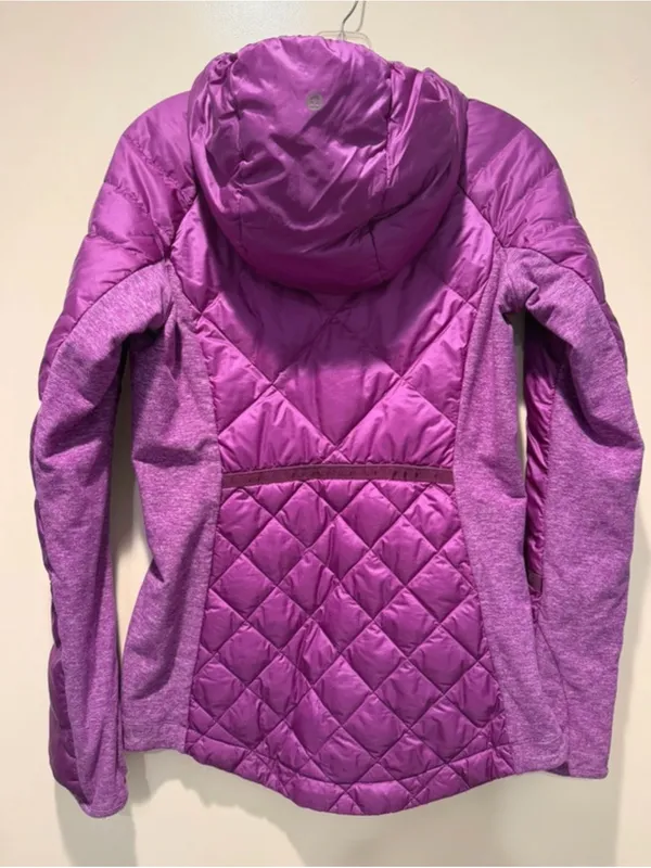 Lululemon Down For A Run Women's Goose Down Puffer Hoodie Jacket Size 6 - Image 8