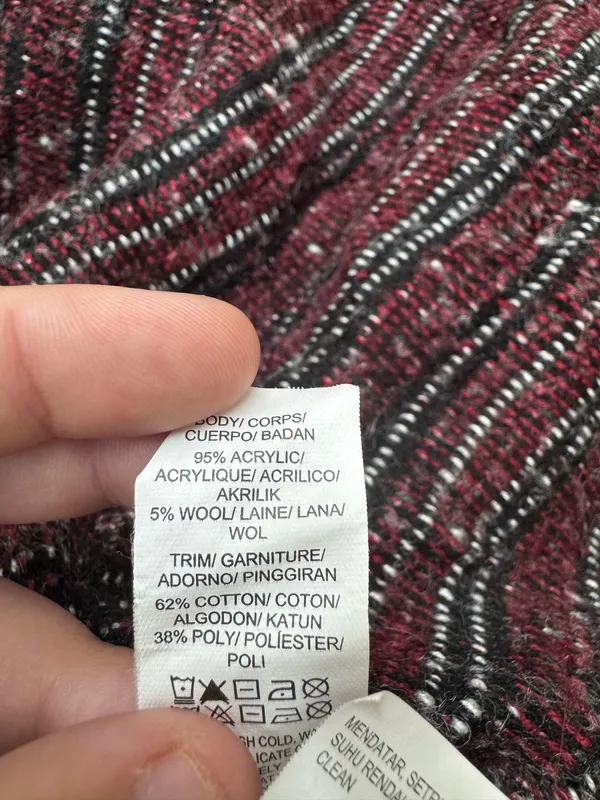 Lucky Brand Open Front Sweater Cardigan Size Large - Image 6