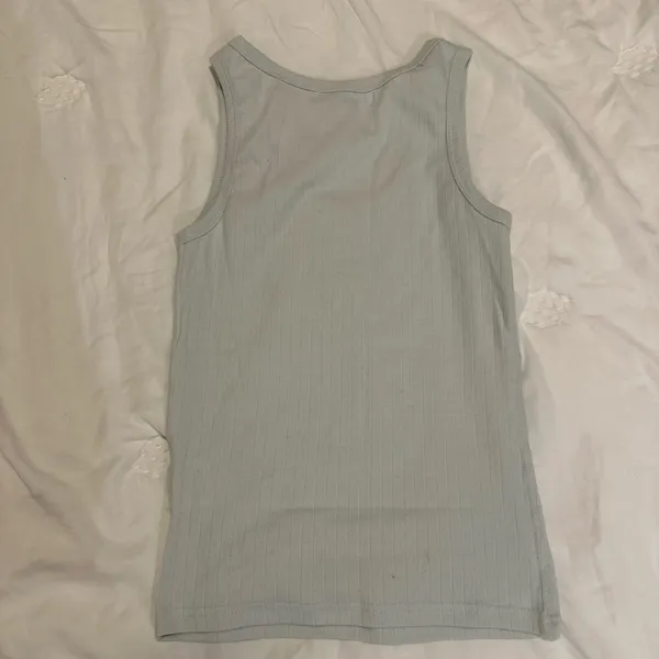 Parke Bridal Collection Pointelle Tank Size XS in Something Blue - Image 3