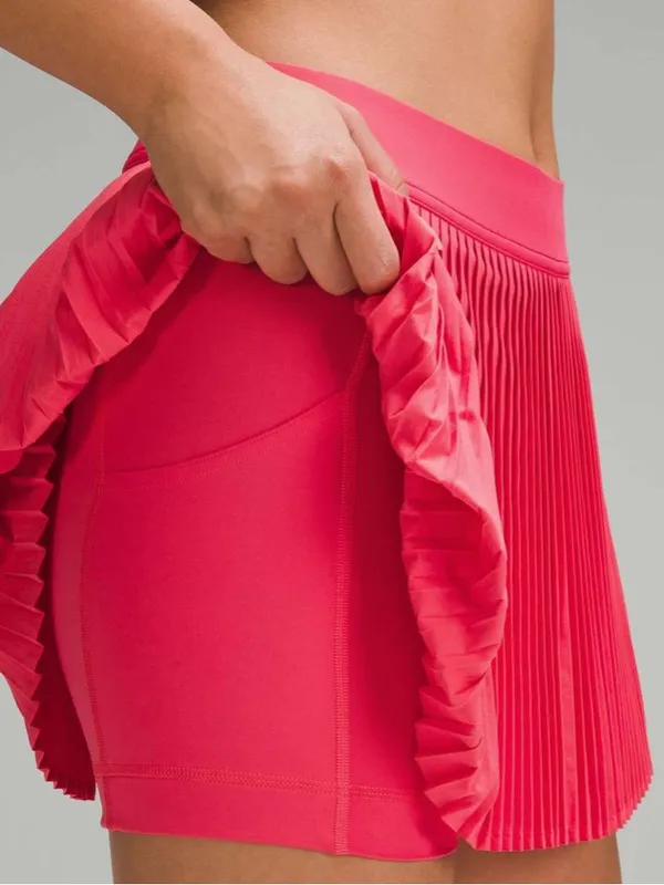 Lululemon Varsity High-Rise Pleated Tennis Skirt Glaze Pink - Image 7