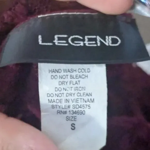 Legend Floral Lace Sheer Yoke Bodycon Dress, Size Small - Image 3