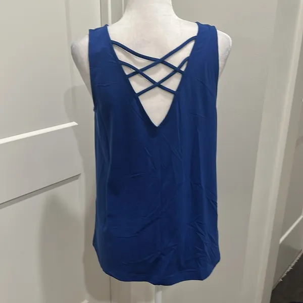 NWT Lilly Pulitzer Kristen Tank Top in Lapis Lazuli Sz M - Image 3