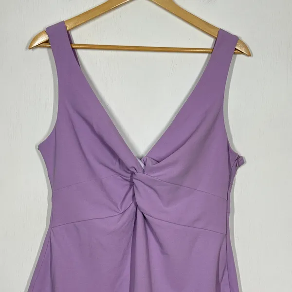 Lulus Must Be a Twist of Fate Mini Dress NWT XL Lavender Bodycon Twist Front Hot - Image 5