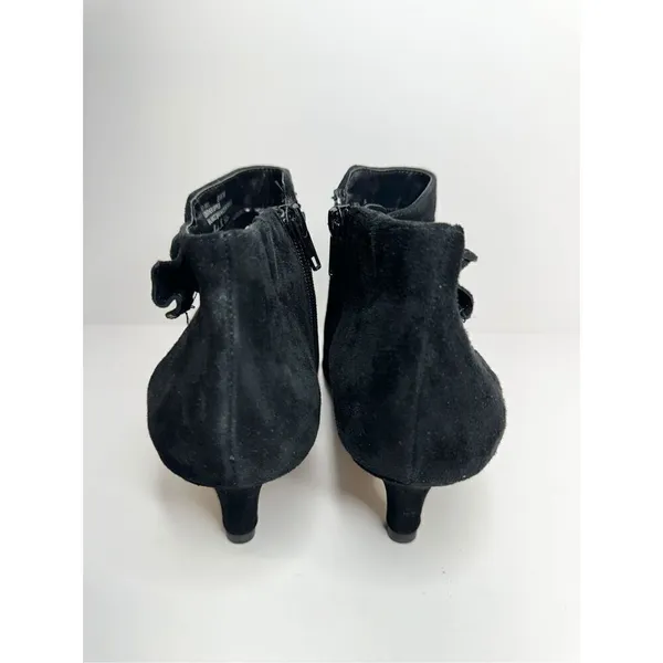 Bella Vita Booties Womens‎ Bindi Shoot Black Kid Suede Leather Size 8 WIDE - Image 4