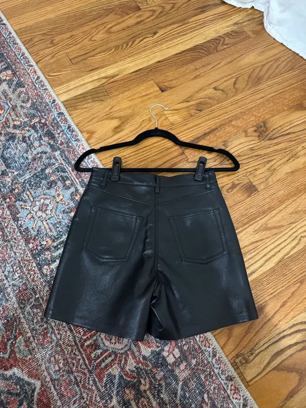 Aritzia Leather Shorts - Image 2