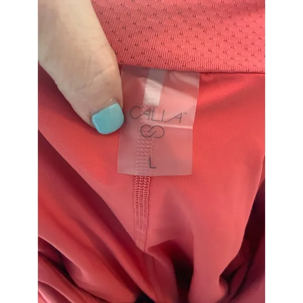 Calia Side Pleat‎ Golf Skort size Large Pink - Image 3