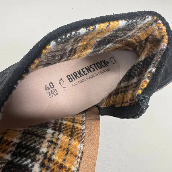 Birkenstock Melrose Black Suede Boot Size 40 - Image 4