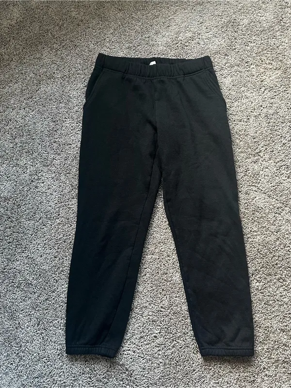 Rosio Black Women's Fleece Jogger Sweatpants - Image 3