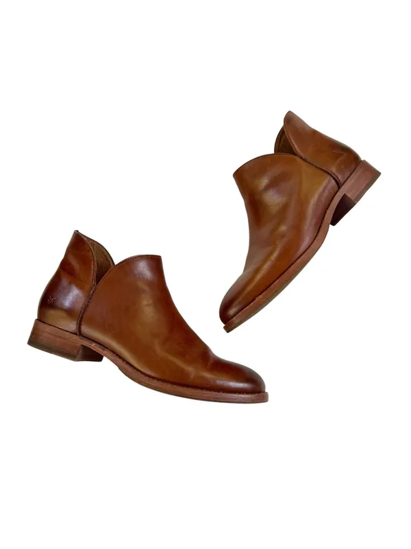 Frye Leather Women's Melissa Shootie Caramel Bootie Ankle Boot Size 8.5 - Image 6