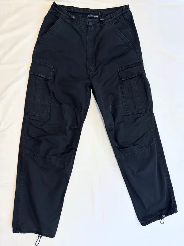 Brandy Melville Jemma Cargo Pants – Black - Image 3