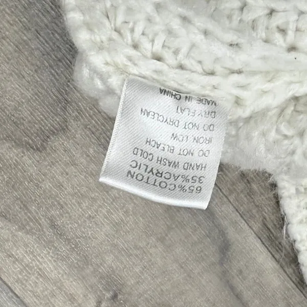POL chunky pointelle knit cotton blend cardigan - Image 5