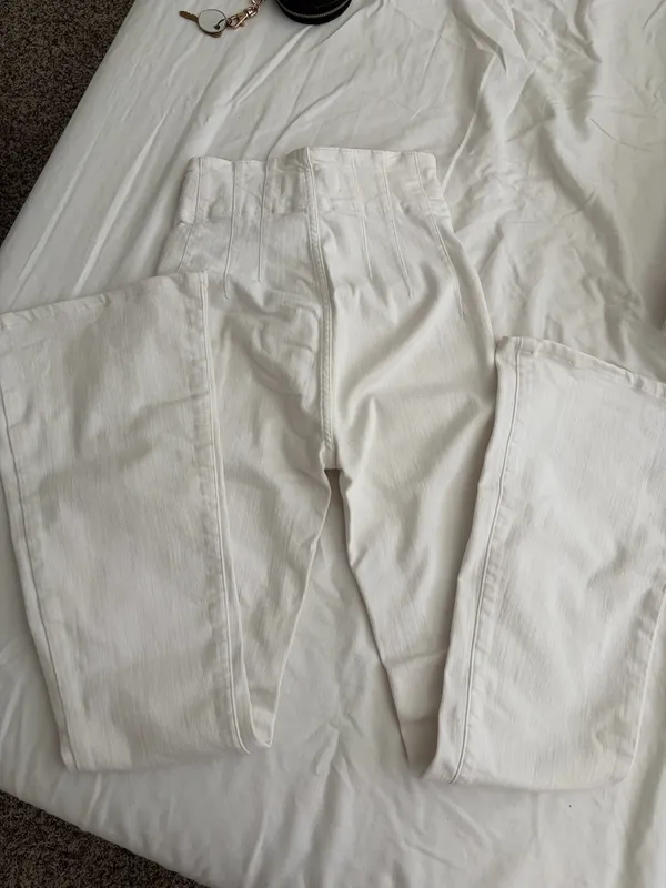 Free People White bootcut jeans - Image 2