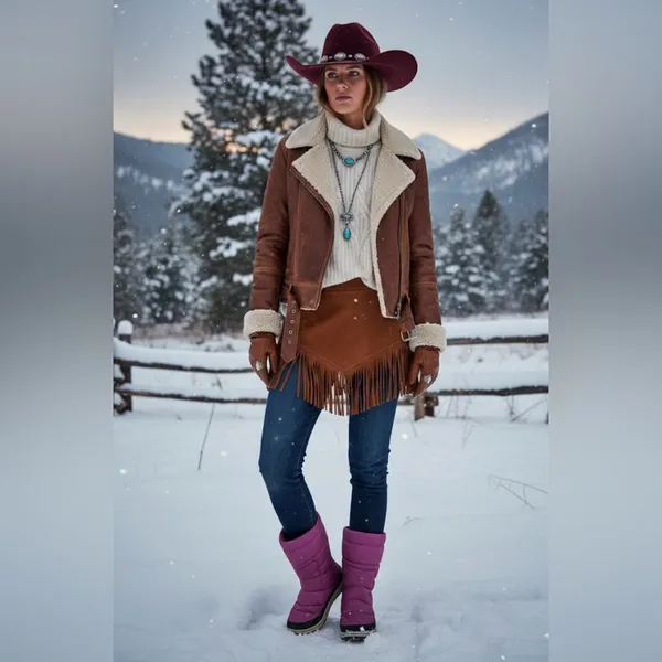 Skechers bohemian women’s boots size 6 super cozy winter , snow , cold weather - Image 3