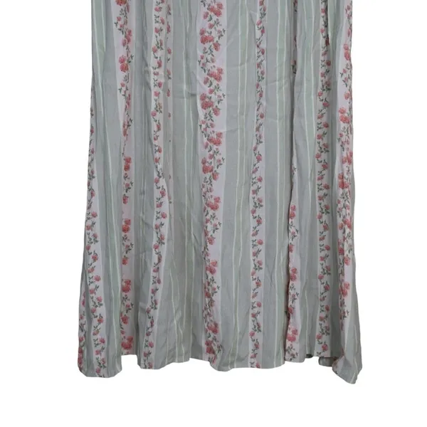 We Wore What Womens 2 Puff Sleeve Midi Dress in Rosewood Multi NEW - Image 8