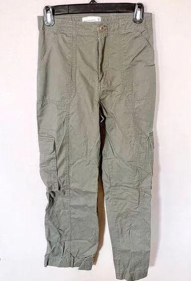 Abercrombie Army Green Cargo Pants - Image 2