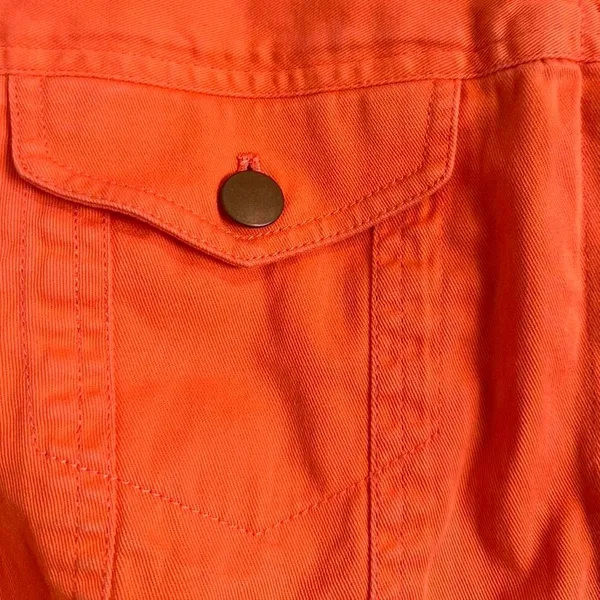 Pendleton Orange Women’s Button Down Jacket Size XL Western Fall Cotton‎ - Image 4