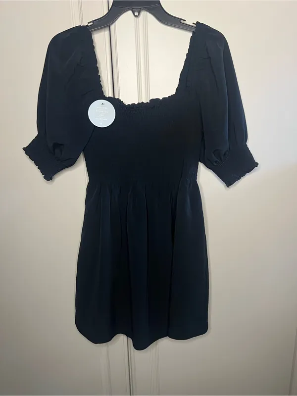 NWT Hill House Home Athena Nap Dress Black XS - Image 3