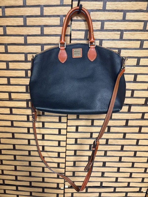 Dooney & bourke black Pebble grain leather satchel - Image 2
