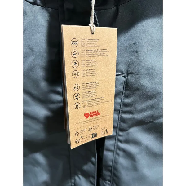 Fjällräven Kiruna Padded Parka Women’s L Basalt G-1000 Hooded Coat NWT 89644 - Image 6