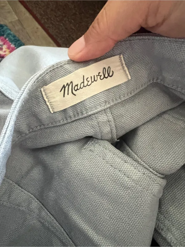 Madewell Slim Emmett Wide-Leg Crop Pants 27 - Image 11