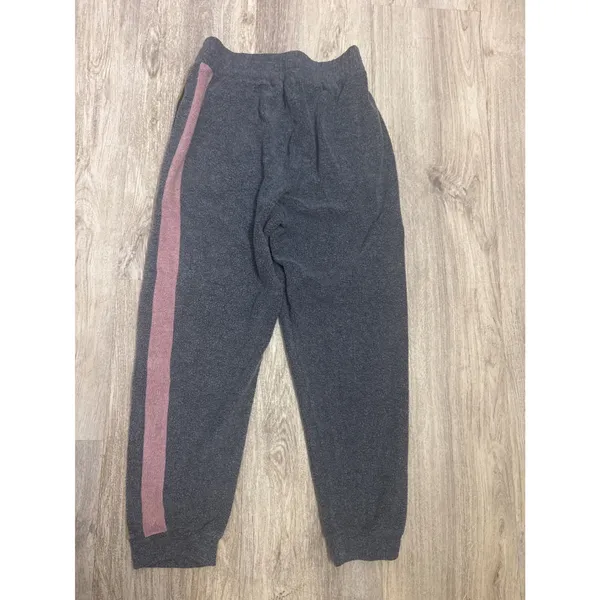 Free People Blue Monday Fleece Joggers in Valley Girl Colorway Side Stripe Small - Image 4