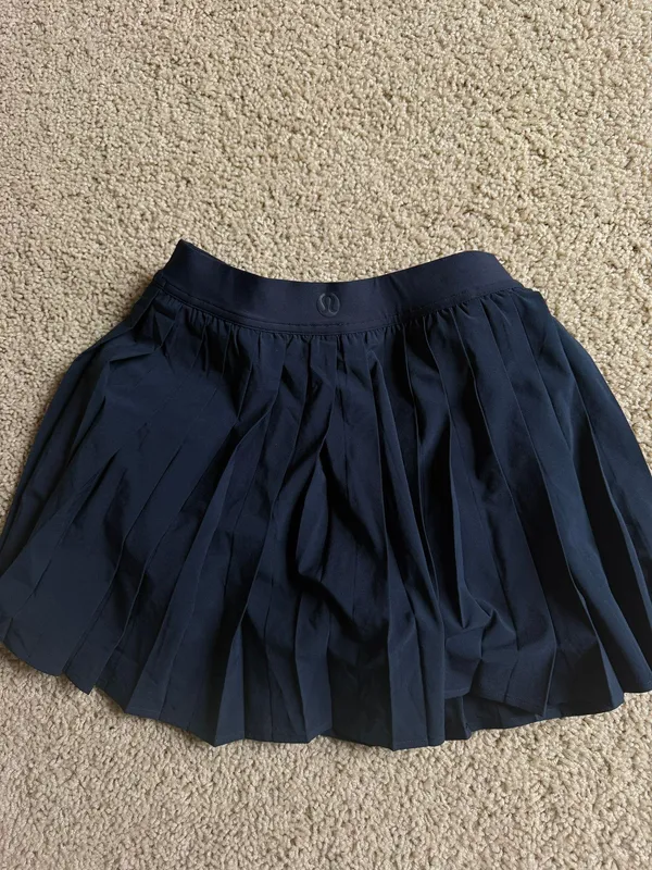 Lululemon Pleated Tennis Skirt Navy - Image 2