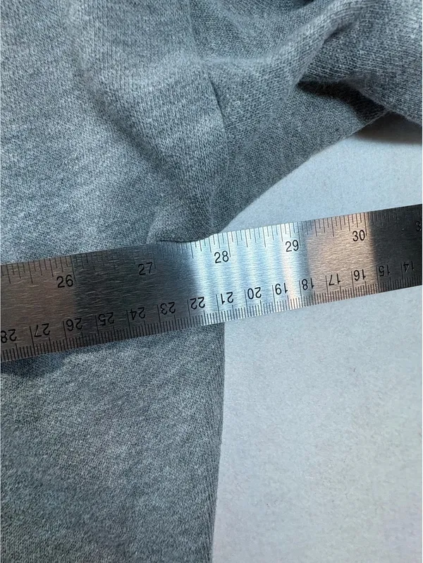 Hollister New Castle Coastal Sailing Cropped Hoodie Women’s XL Gray - Image 4