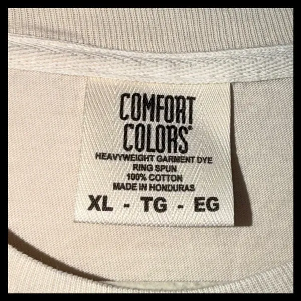 Comfort Colors We The Kingdom T-Shirt‎ Women XL Ivory Rainbow Holy Water Graphic - Image 3