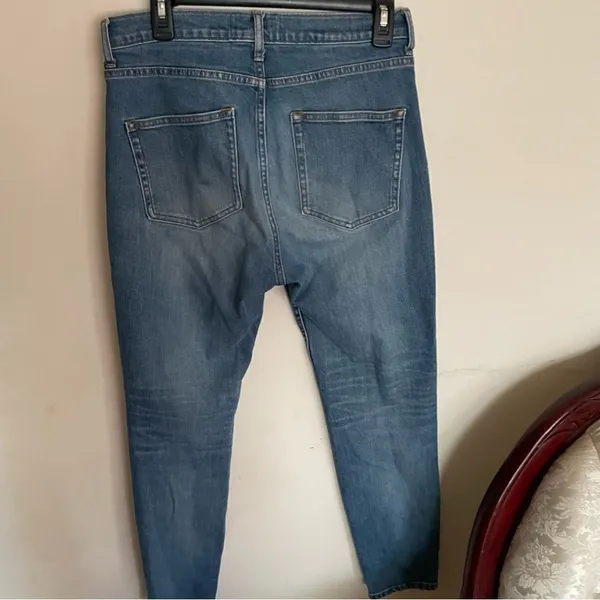 Everlane High Rise Medium Wash Skinny Jeans- Size 30 Regular - Image 4