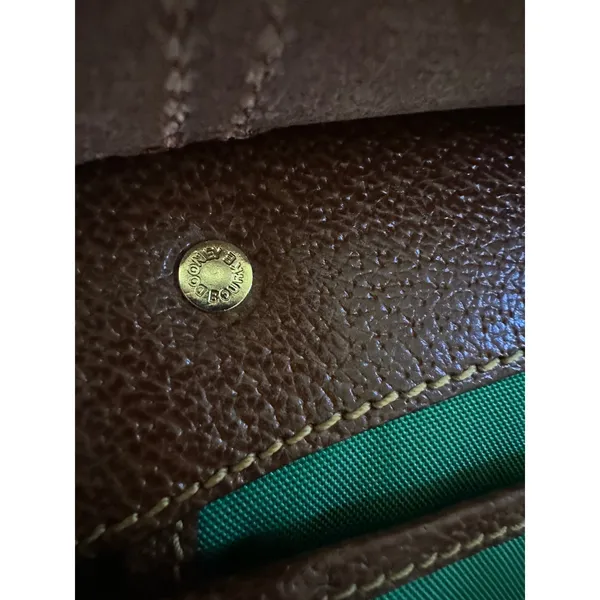 Dooney & Bourke Alto Small Nylon/Leather Crossbody Saddle‎ Crossbody Purse Bag - Image 14