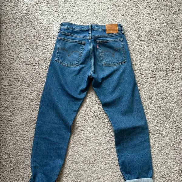 Levi's Blue Wedgie Straight Jeans - Image 3