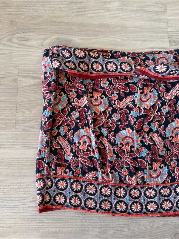 Zara Floral Print Wrap Skirt - Image 3