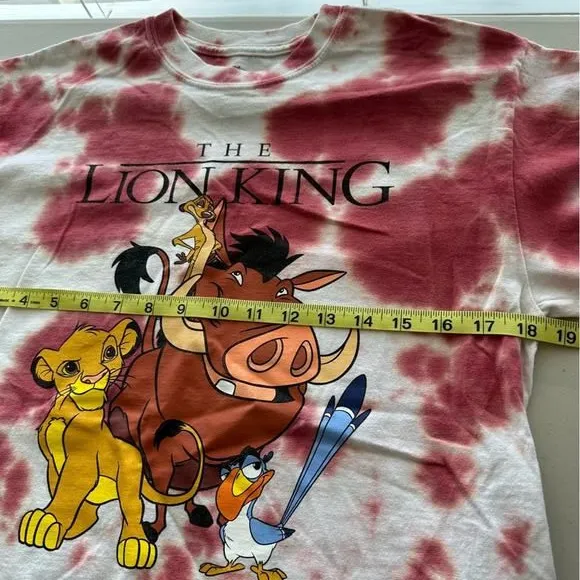 Disney the‎ Lion King Tie Dye Graphic T Shirt Medium Unisex - Image 3