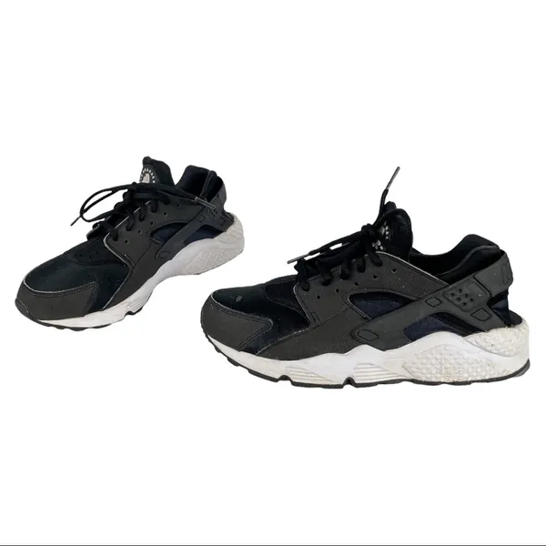 Nike Air Huarache Womens Black Sneakers Sz 8.5 - Image 3