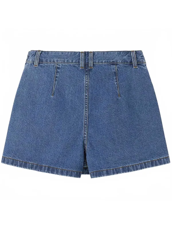 Uniqlo GU Denim Wrap Skort NWT Medium Blue Wash XS - Image 9