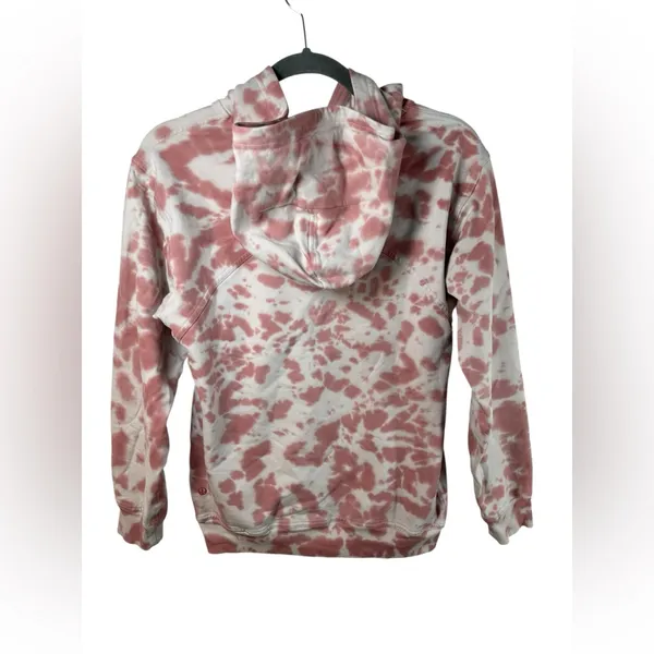 Lululemon Women’s All Yours Hoodie‎ Tie Dye Fleece Brier Rose Marmoleado Size 4 - Image 4