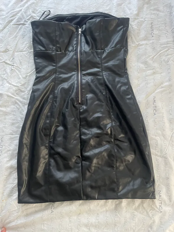Sleeveless Black Dress Women Size Small - Image 2