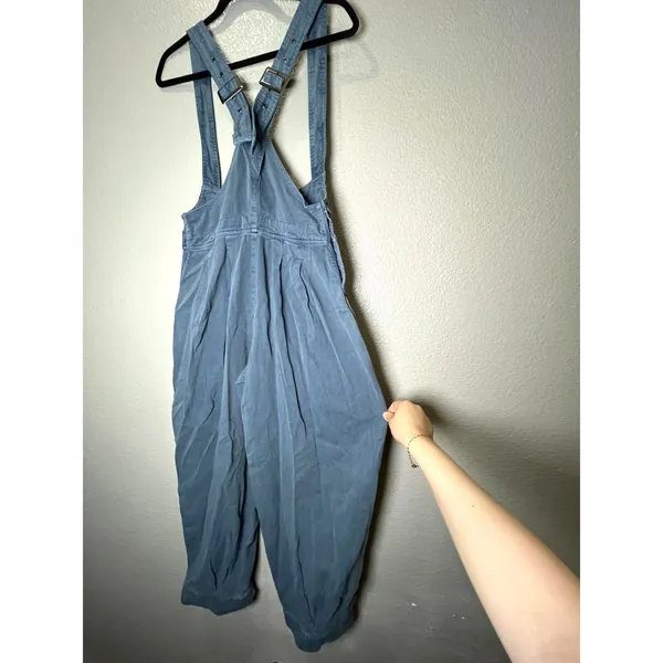 Free People We The Free Felix Tapered Overalls Blue Size XS NWOT $148 retail - Image 7