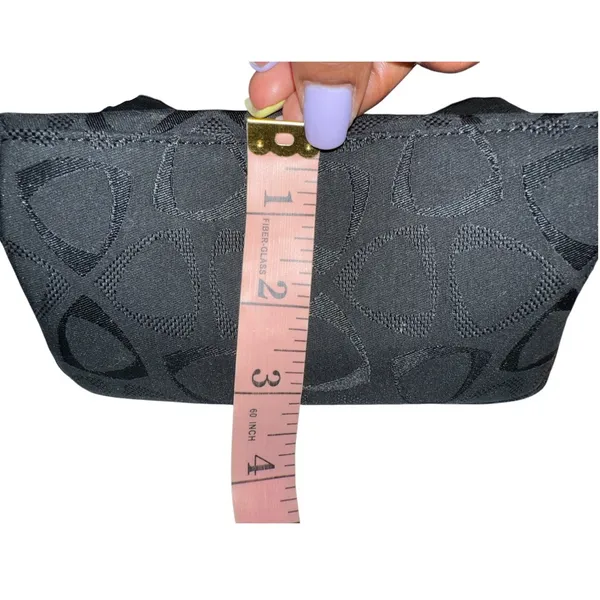 Liz Claiborne Black Patterned Mini Bag - Image 7