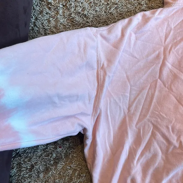 Victoria’s Secret PINK Brand Pink/Purple Ombre Fleece-top Pullover Size Large - Image 6