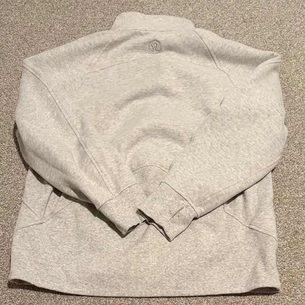 lululemon athletica Gray Half-Zip Sweatshirt - Image 3
