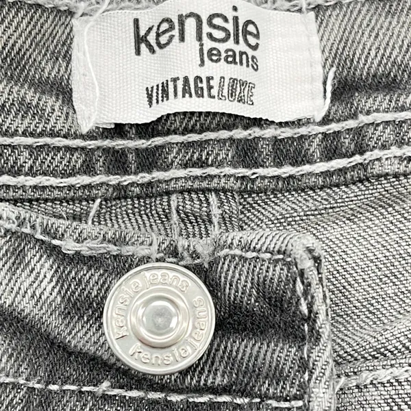 Kensie Jeans The Kaya High Rise Wide Leg Womens 8‎ Raw Hem Grunge Street Urban - Image 9