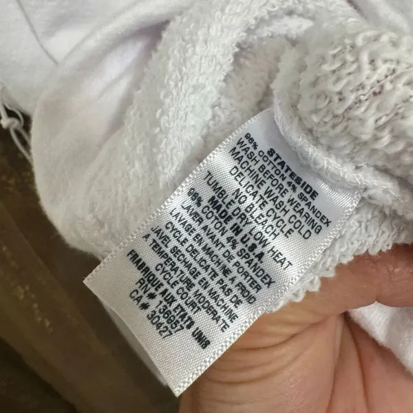 Stateside Women's White Hooded Soft Cotton Bath Robe Small NWT - Image 8