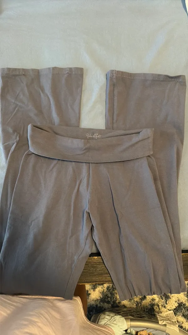 Brandy Melville Foldover Flare Pants - Image 3