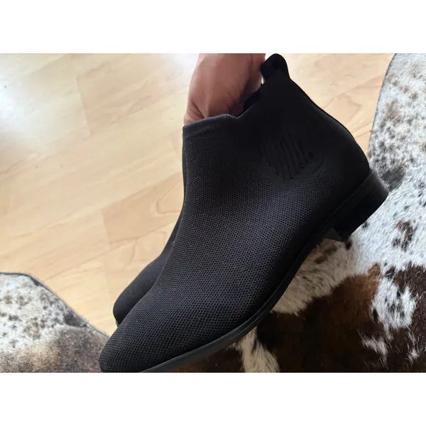 Vivaia Ryan Pro Square Toe Ankle Boots Size 40 US 9 In Black - Image 3