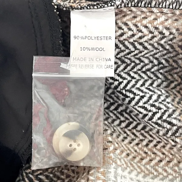 New Sweet Lovely by Jen Long Button Up Plaid Shacket M Brown Size M - Image 13