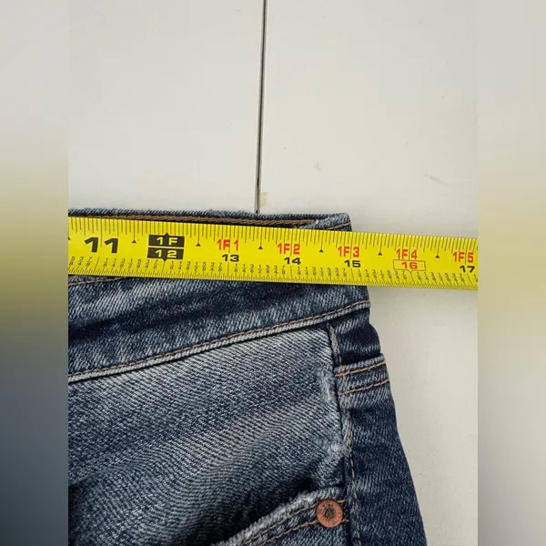 American Eagle strigid super high‎ rise ankle straight jeans SAMPLE Size 8 EUC - Image 10