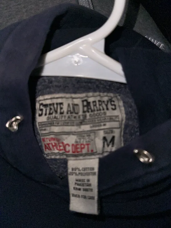Steve & Barry's Navy Syracuse Hoodie - Image 3