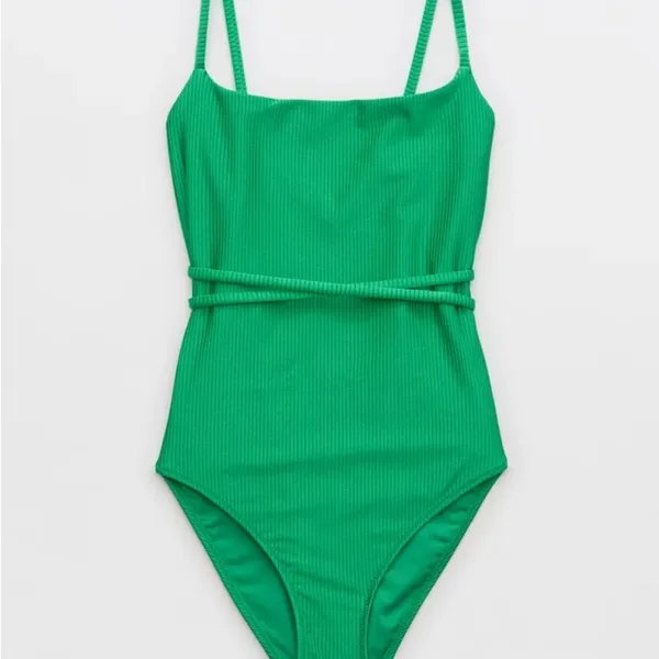 American Eagle Swimsuit Green Size M - Image 3