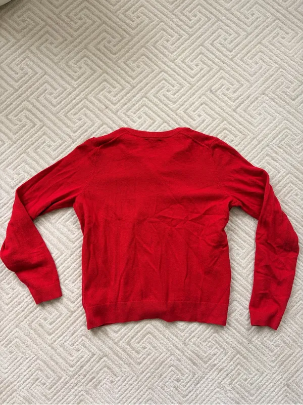 Gap Red Cashsoft Cardigan - Image 7